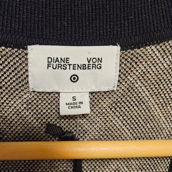 Diane Von Furstenberg x Target Collared Vintage Weave Sweaterknit Wrap Dress S. - Picture 11 of 16